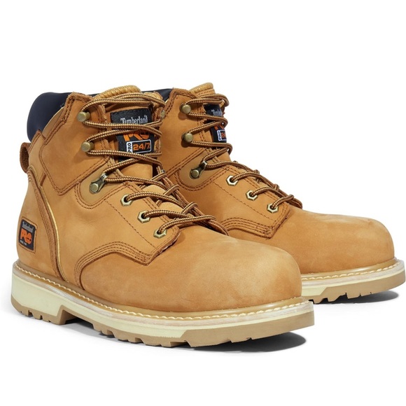 Timberland PRO Men's Pit Boss 6 Inch Steel Safety Toe Industrial Work Boot - Picture 1 of 6